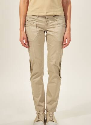Pantalon slim talie joasă talie joasă bej HIGH femeie