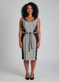 Rochie midi fără mâneci fără mâneci negru LAUREL femeie