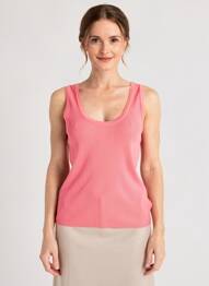 Top elasticitate fără mâneci roz RRD (ROBERTO RICCI DESIGNS) femeie