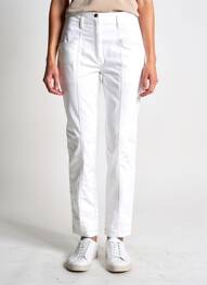 Pantalon slim elasticitate mărime normală alb PAUL BRIAL femeie