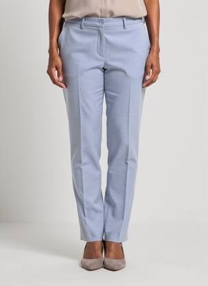Pantalon slim talie înaltă talie înaltă albastru PIER BÉ femeie