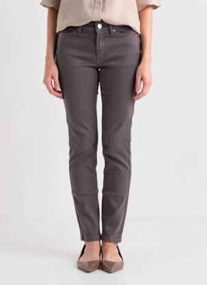 Pantalon slim țesătură acoperită mărime normală violet CHEAP MONDAY femeie