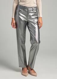 Pantalon drept elasticitate mărime normală gri CHEAP MONDAY femeie