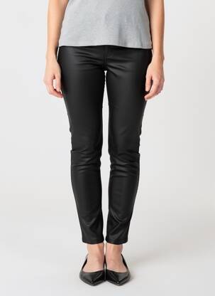 Pantalon slim țesătură acoperită mărime normală negru CHEAP MONDAY femeie