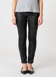Pantalon slim țesătură acoperită mărime normală negru CHEAP MONDAY femeie