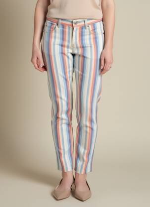 Pantalon slim elasticitate mărime normală albastru CHEAP MONDAY femeie