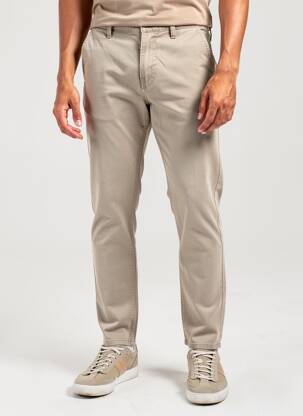 Pantalon chino elasticitate mărime normală maro CHEAP MONDAY bărbat