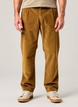 Pantalon chino buzunare mărime normală maro FARAH VINTAGE bărbat