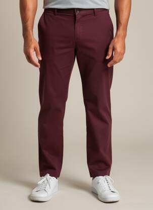 Pantalon chino elasticitate mărime normală roșu XAGON MAN bărbat