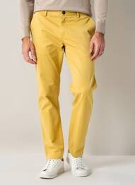 Pantalon chino țesătură poplin mărime normală galben XAGON MAN bărbat