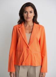 Jachete casual guler tip costum portocaliu S.OLIVER femeie
