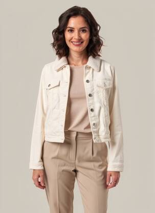 Jachete casual croială dreaptă alb STREET ONE femeie