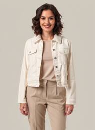 Jachete casual croială dreaptă alb STREET ONE femeie