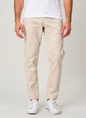 Pantalon chino elasticitate mărime normală bej STREET ONE bărbat