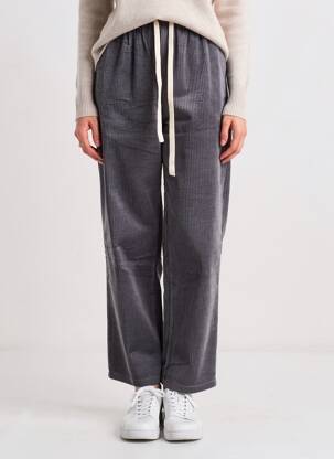 Pantalon drept elasticitate mărime normală gri GRACE & MILA femeie
