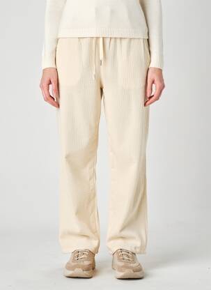 Pantalon drept elasticitate mărime normală bej GRACE & MILA femeie
