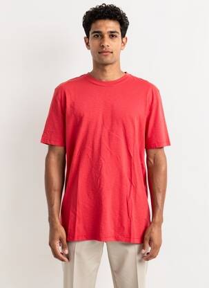 Tricou croială dreaptă mâneci scurte roșu WHITE STUFF bărbat