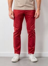 Pantalon slim țesătură poplin mărime normală portocaliu DIGEL bărbat