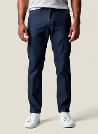 Pantalon chino buzunare mărime normală albastru TELERIA ZED bărbat