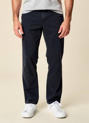 Pantalon chino elasticitate mărime normală albastru TELERIA ZED bărbat