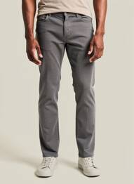 Pantalon slim țesătură melanj mărime normală albastru TELERIA ZED bărbat