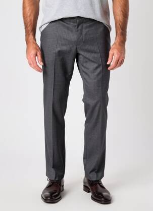 Pantalon slim țesătură melanj mărime normală gri STRELLSON bărbat