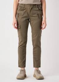 Pantalon cargo talie joasă talie joasă maro LA REDOUTE femme