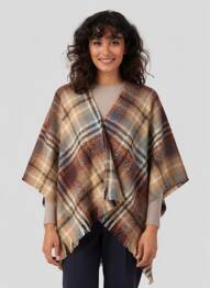 Poncho maro CREAM femeie