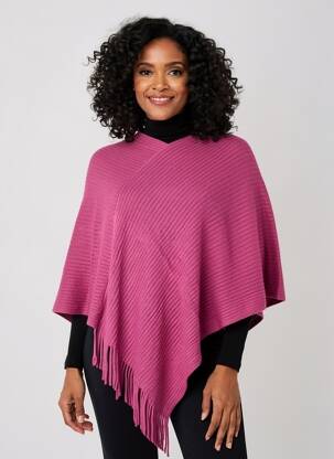 Poncho croială largă verde MOLLY BRACKEN femeie