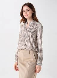 Bluză țesătură poplin mâneci lungi bej PEPE JEANS femeie
