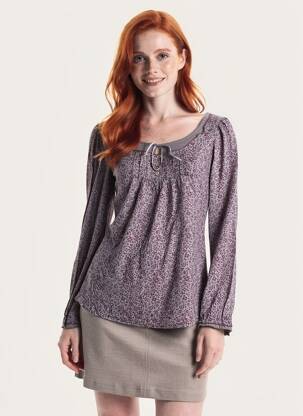 Tricou mâneci lungi mâneci lungi violet PEPE JEANS femeie