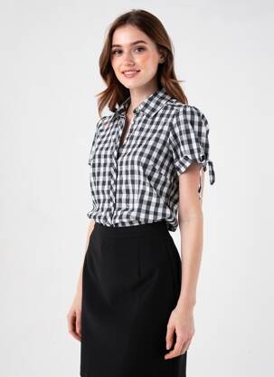 Cămașă mâneci scurte mâneci scurte negru PEPE JEANS femeie