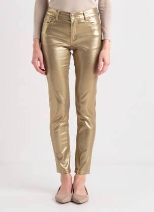 Pantalon slim buzunare bej HOSS femeie