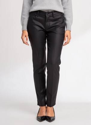 Pantalon slim elasticitate mărime normală negru SARAH JOHN femeie