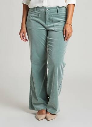 Pantalon evazat elasticitate mărime normală albastru SOET femeie