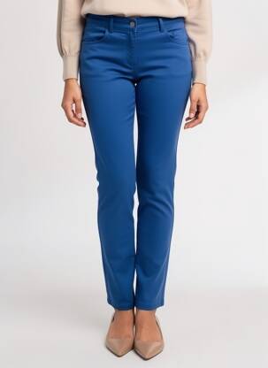Pantalon slim elasticitate mărime normală albastru SAINT JAMES femeie