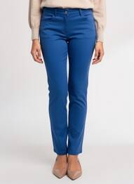 Pantalon slim elasticitate mărime normală albastru SAINT JAMES femeie