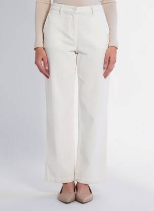 Pantalon drept elasticitate mărime normală alb SAINT JAMES femeie