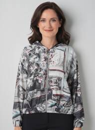 Jachete casual croială dreaptă negru DOLCEZZA femeie
