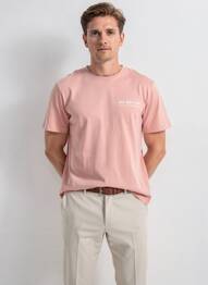 Tricou croială dreaptă mâneci scurte roz STREET ONE bărbat