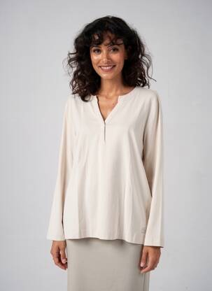 Tricou mâneci lungi mâneci lungi bej CECIL femeie