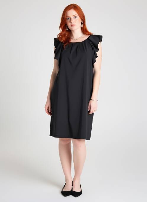 Rochie scurtă mâneci scurte mâneci scurte negru MOLLY BRACKEN femme