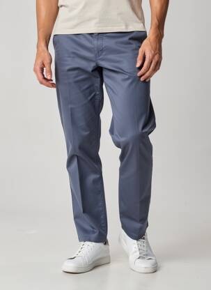 Pantalon chino elasticitate mărime normală albastru CELIO bărbat