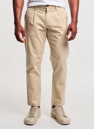 Pantalon chino elasticitate mărime normală bej PEPE JEANS bărbat