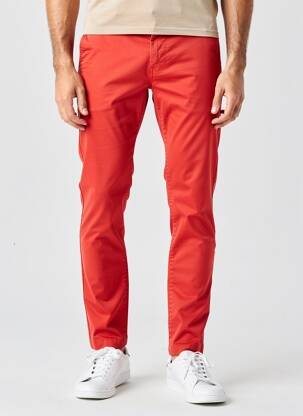 Pantalon chino țesătură poplin mărime normală portocalie PEPE JEANS bărbat