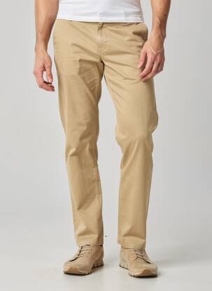 Pantalon chino închidere cu fermoar sub clapetă cu cârlig mărime normală bej TOMMY HILFIGER bărbat
