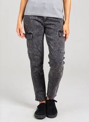 Pantalon cargo mărime normală mărime normală gri DESIGUAL femeie