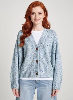 Vestă cu mâneci lungi elasticitate albastru LEE COOPER femeie