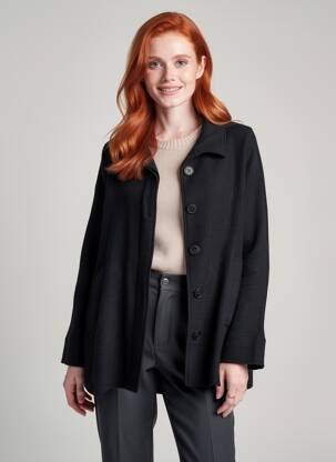 Jachete casual buzunare negru BANDITAS FROM MARSEILLE femeie