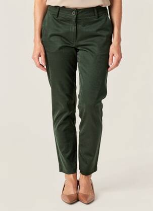Pantalon slim mărime normală mărime normală verde HALOGENE femeie